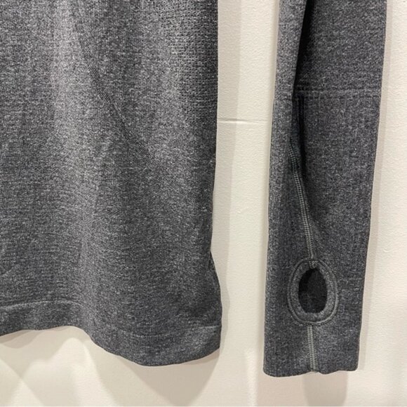 Lululemon Swiftly Tech Long Sleeve Crew Neck Top Grey Size 4 - Picture 4 of 10